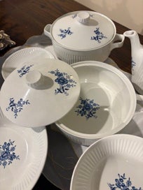 Listing 7 of 20 for 1960s Johnson Brothers Scandia Blue Ironstone China, Charity Auction