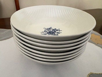 Listing 15 of 20 for 1960s Johnson Brothers Scandia Blue Ironstone China, Charity Auction