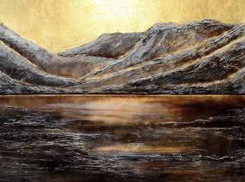 Listing 3 of 14 for FIORDLAND - EXTRA LARGE - GOLD LEAF - NZ ORIGINAL