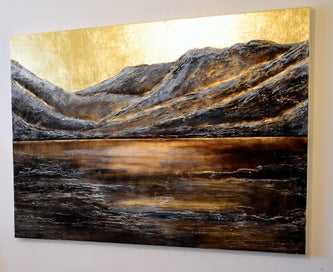 Listing 5 of 14 for FIORDLAND - EXTRA LARGE - GOLD LEAF - NZ ORIGINAL