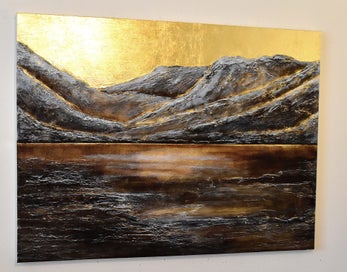 Listing 7 of 14 for FIORDLAND - EXTRA LARGE - GOLD LEAF - NZ ORIGINAL