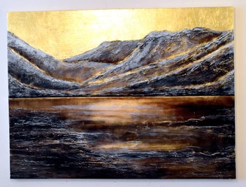 Listing 10 of 14 for FIORDLAND - EXTRA LARGE - GOLD LEAF - NZ ORIGINAL