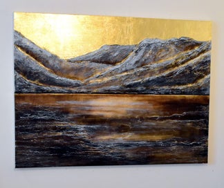 Listing 12 of 14 for FIORDLAND - EXTRA LARGE - GOLD LEAF - NZ ORIGINAL