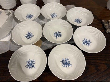 Listing 16 of 20 for 1960s Johnson Brothers Scandia Blue Ironstone China, Charity Auction