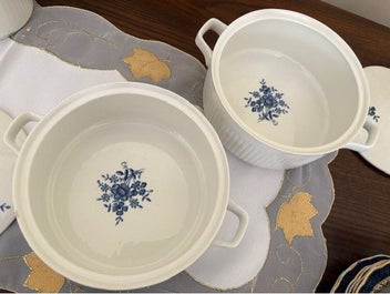 Listing 3 of 20 for 1960s Johnson Brothers Scandia Blue Ironstone China, Charity Auction
