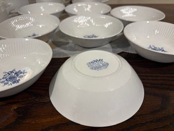 Listing 17 of 20 for 1960s Johnson Brothers Scandia Blue Ironstone China, Charity Auction