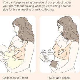 Listing 7 of 12 for Breast Milk Collectors 2-Pack - Wearable, Leak-Proof Milk Catchers