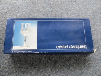 Listing 2 of 2 for French crystal glasses