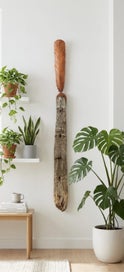 Listing 7 of 10 for Huia Feather Sculpture | Totara | Reclaimed NZ Native