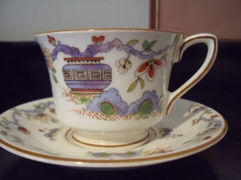 Listing 2 of 6 for Royal Worcester " Pekin " Cup & Saucer