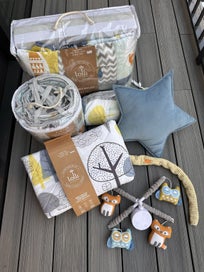 Listing 7 of 12 for Lolli Living Wood Baby Cot Set – Complete Bundle (Like New) – RRP $535