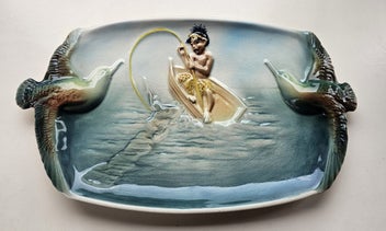 Listing 2 of 7 for Vintage Titian Studio Maui Platter