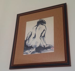 Listing 1 of 16 for <<< QU LEI LEI " FEMME ASSISE DE DOS " PRINT >>>