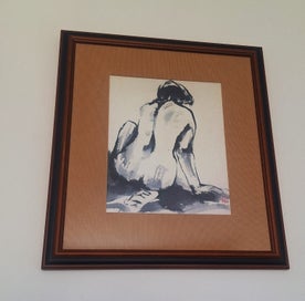 Listing 6 of 16 for <<< QU LEI LEI " FEMME ASSISE DE DOS " PRINT >>>