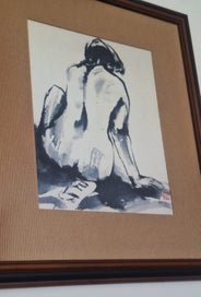 Listing 10 of 16 for <<< QU LEI LEI " FEMME ASSISE DE DOS " PRINT >>>