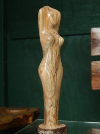 Listing 2 of 13 for `Couture' - a Hand-Carved Wooden Figurine