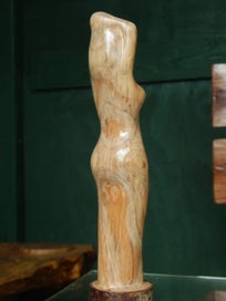 Listing 5 of 13 for `Couture' - a Hand-Carved Wooden Figurine