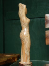 Listing 6 of 13 for `Couture' - a Hand-Carved Wooden Figurine