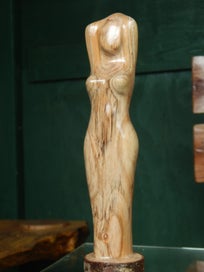 Listing 7 of 13 for `Couture' - a Hand-Carved Wooden Figurine