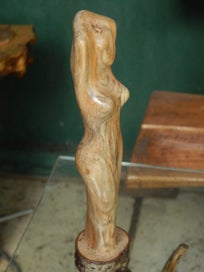 Listing 8 of 13 for `Couture' - a Hand-Carved Wooden Figurine