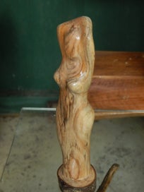Listing 10 of 13 for `Couture' - a Hand-Carved Wooden Figurine