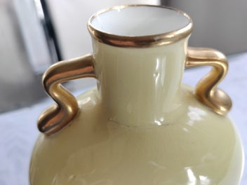 Listing 9 of 14 for Antique 1871 Coalport Two handled vessel vase - beautifully made