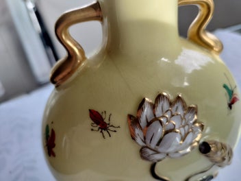 Listing 13 of 14 for Antique 1871 Coalport Two handled vessel vase - beautifully made