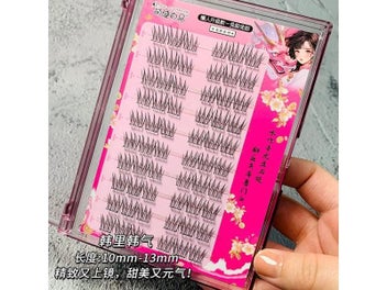 Listing 7 of 10 for Self-adhesive Reusable Segmented False Eyelashes For Enlarged Eyes 10-13mm