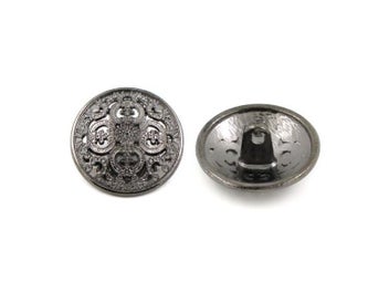 Listing 6 of 10 for 5Pcs Round Hollow Metal Buttons For Clothes Sewing DIY Crafts