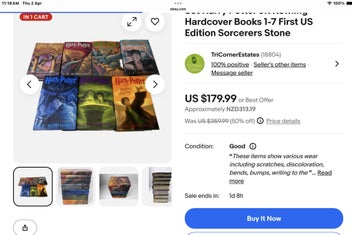 Listing 15 of 16 for Harry Potter; American 1st Ed Hardcover Set with Cursed Child.