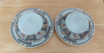 Listing 12 of 18 for Lithophane Eggshell Geisha Trio