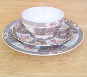 Listing 10 of 18 for Lithophane Eggshell Geisha Trio