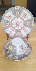 Listing 5 of 18 for Lithophane Eggshell Geisha Trio