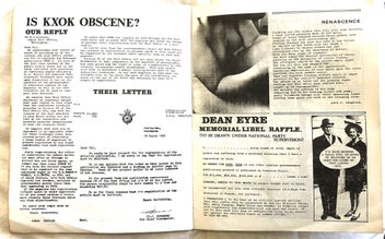 Listing 2 of 4 for Cock No. 5 New Zealand Underground Press magazine - scarce