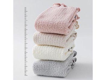 Listing 7 of 10 for Thicken Coral Plush Kids Long Tube Winter Socks