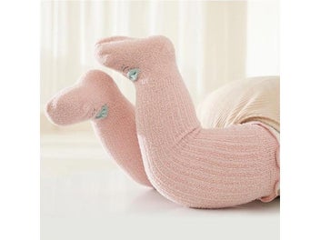 Listing 1 of 10 for Thicken Coral Plush Kids Long Tube Winter Socks