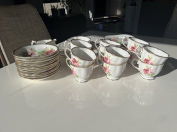 Listing 11 of 12 for American Beauty Royal Albert Tea Set