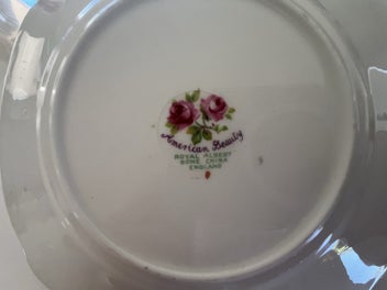 Listing 8 of 12 for American Beauty Royal Albert Tea Set
