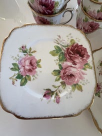 Listing 9 of 12 for American Beauty Royal Albert Tea Set