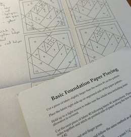 Listing 5 of 5 for Tulip House - foundation piecing 17”x 17”