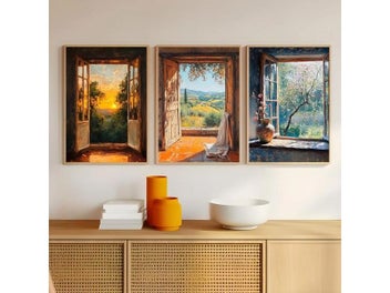 Listing 4 of 10 for Ocean Oil Painting Landscape Poster For Living Room Decor