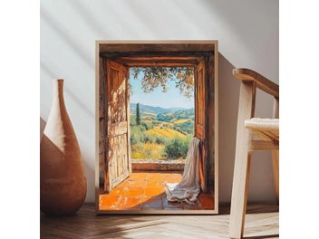 Listing 5 of 10 for Ocean Oil Painting Landscape Poster For Living Room Decor