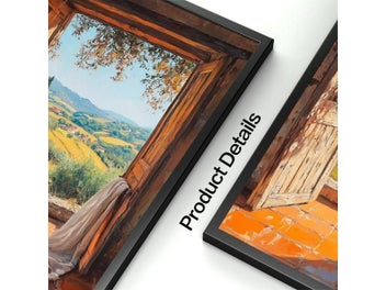 Listing 7 of 10 for Ocean Oil Painting Landscape Poster For Living Room Decor