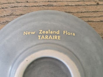 Listing 3 of 6 for Bob Steiner Ceramics (NZ) Pottery Small Round Dish - Flora Taraire