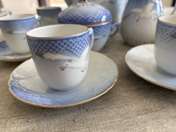 Listing 4 of 8 for Lovely Bing & Grondahl Denmark Seagull Pattern Coffee Set