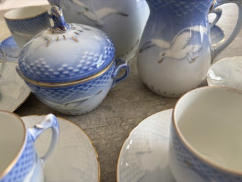 Listing 3 of 8 for Lovely Bing & Grondahl Denmark Seagull Pattern Coffee Set