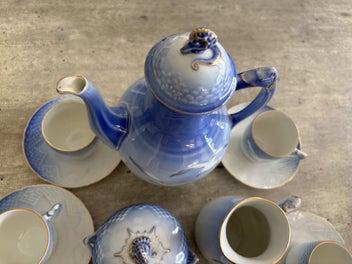 Listing 6 of 8 for Lovely Bing & Grondahl Denmark Seagull Pattern Coffee Set