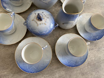 Listing 7 of 8 for Lovely Bing & Grondahl Denmark Seagull Pattern Coffee Set