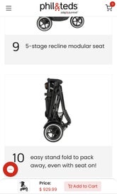 Listing 5 of 11 for Phil & Ted’s Double Stroller