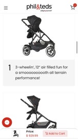 Listing 4 of 11 for Phil & Ted’s Double Stroller